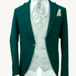 traje de boda novio verde botella
