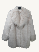 abrigo blanco pelo largo