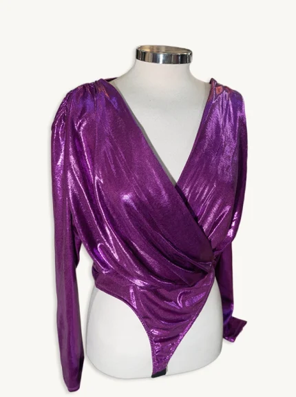 body de fiesta color fuxia cruzado 1