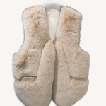 Chalequillo de Pelo Fiesta para Navidad SILE: La elegancia de la Navidad