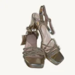 zapatos de fiesta dorados