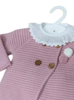 Conjunto de Lana Ranita y Capota para Bebé 0-18 meses - Imagen 4