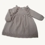 Vestido de Lana para Bebé Nude