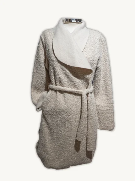 Abrigo largo de borreguito