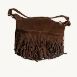 bolso pequeño antelina flecos