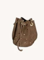 bolso bombonera antelina tachuelas