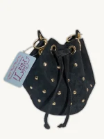 Bolso Bombonera Antelina con Tachuelas - Colores y Estilo - Imagen 4
