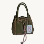 Bolso pequeño estilo saco kaki