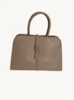 Bolso Mediano Elegante - Piel Sintética Detalle Hebilla - Imagen 4