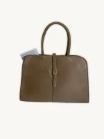 Bolso Mediano Elegante - Piel Sintética Detalle Hebilla - Imagen 5