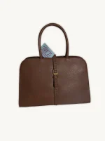 Bolso Mediano Elegante - Piel Sintética Detalle Hebilla - Imagen 6