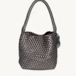 bolso trenzado mediano