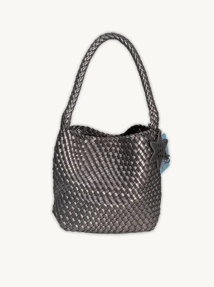 bolso trenzado mediano