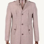 abrigo de hombre corto camel