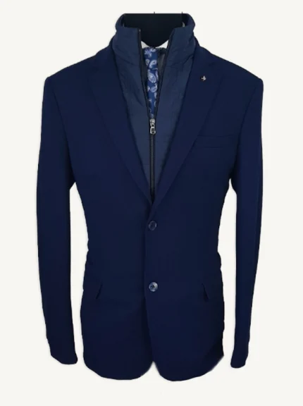 americana hombre Montgomeri azul marino