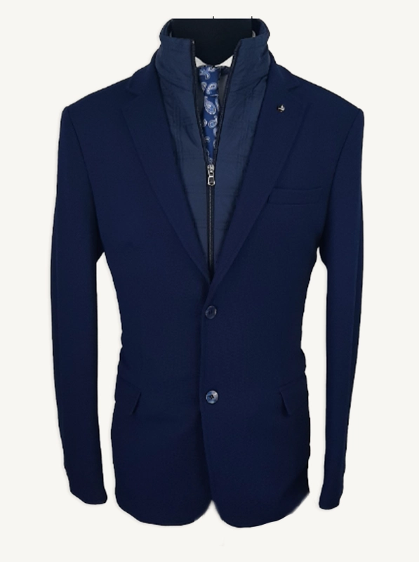 americana hombre Montgomeri azul marino