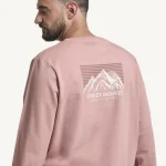 sudadera bonita para hombre y niño monkey rosa