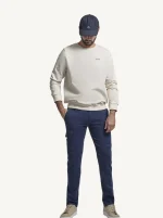Sudadera beige hombre y niño con diseño geométrico Mister Monkey - Imagen 3