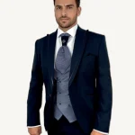 traje de boda novio modelo austin azul marino