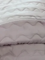 colcha bouti terciopelo rosa reversible 150 detalle 2
