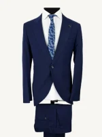 Traje de Chaqué Corto Elegante para Hombre AZUL MARINO