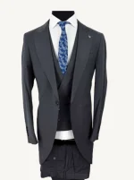 Traje Chaqué Largo Hombre Elegante y Ceremonia - Imagen 4